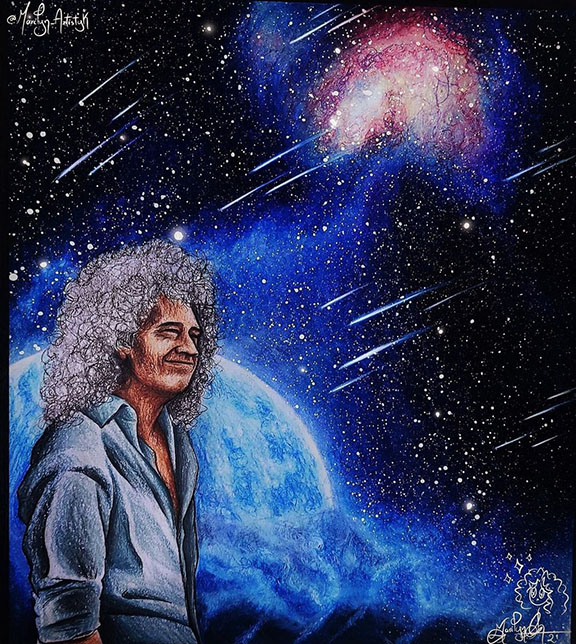 Bri and Meteor Shower by Marilyn Chaparro