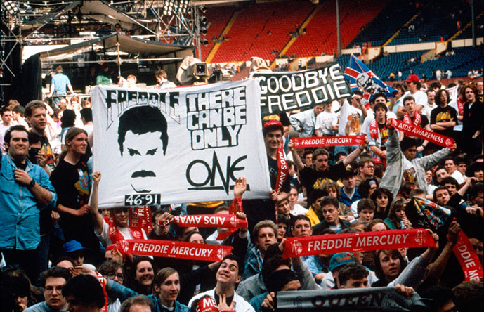 Freddie Mercury Tribute Concert crowd