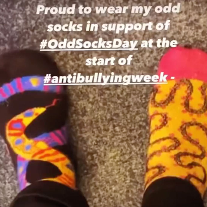 Proud to wear my odd socks - crop