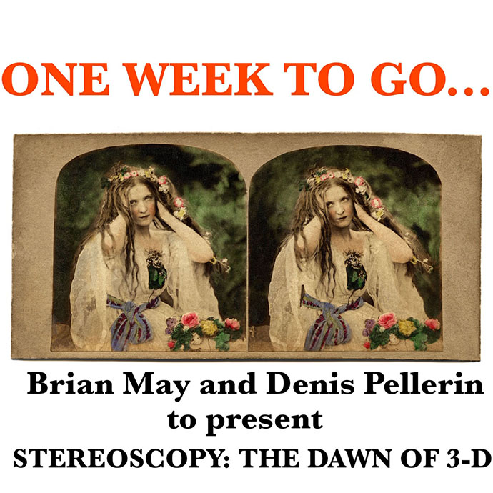 Stereoscopy talk - one week to go