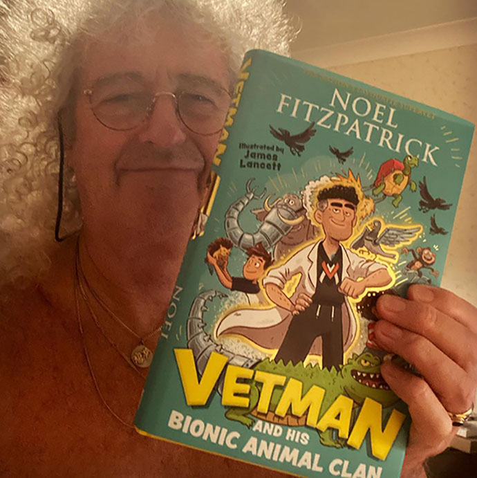 Brian with Vetman book
