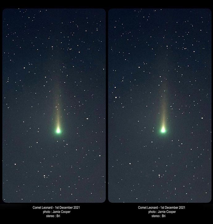 Comet Leonard - parallel
