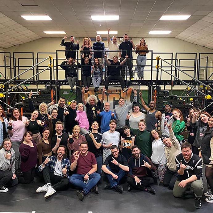 Bri and WWRY tour cast