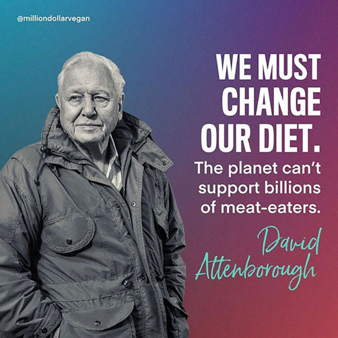 David Attenborough - We must change our diet - crop