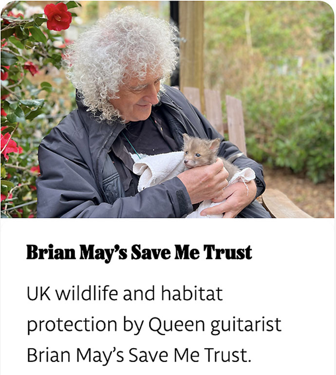 Brian May's Save Me Trust