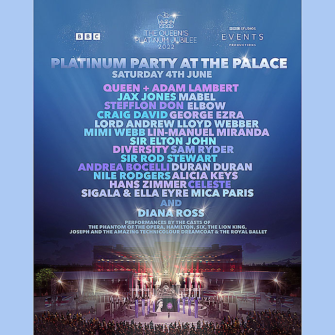 Poster - Platinum Party at the Palace