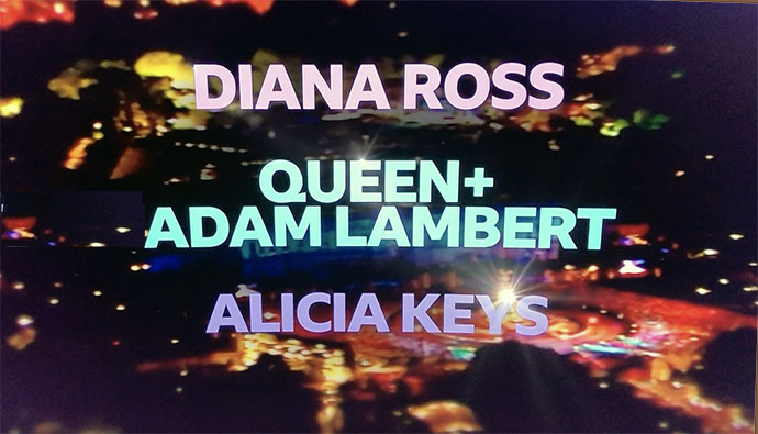 Queen Adam Lambert billing