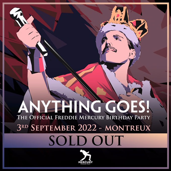 Freddie Mercury Birthday Party 2022 sold out