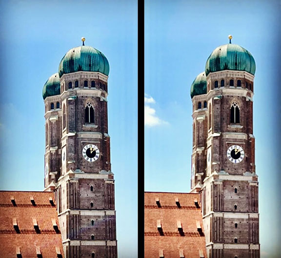 Munich skyline - parallel