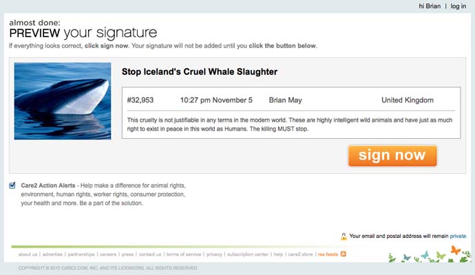 Stop Iceland's cruel whale slaughter