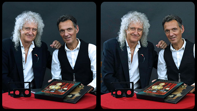 Denis Pellerin and Brian May - stereo