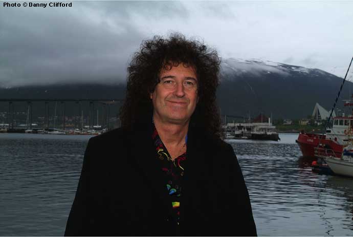 Brian May in Trimso - Photo Danny Clifford