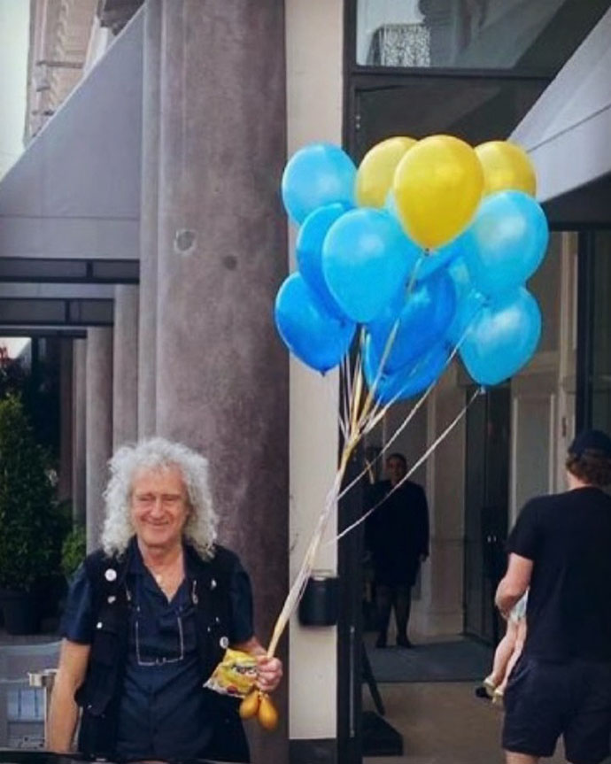 Brian and Birthday Balloons