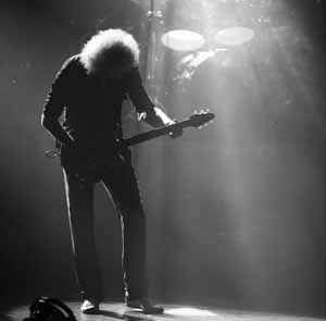 Brian May Premier Guitar August 2012 - black and white