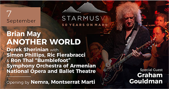 Starmus VI Another World concert banner