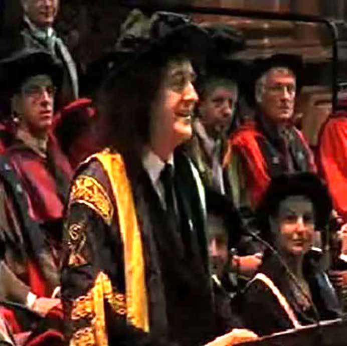 Brian delivers address at LJMU Graduation