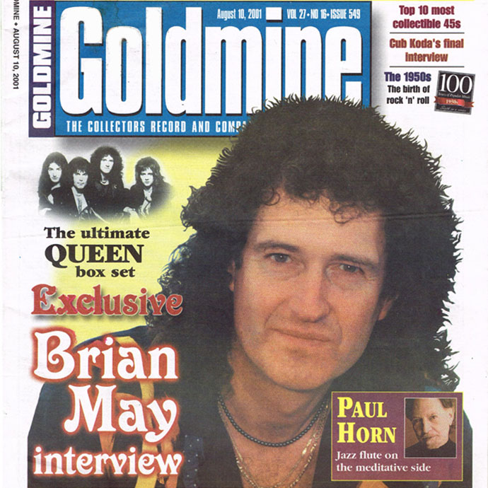Goldmine 10 Aug 2001 Brian May cover