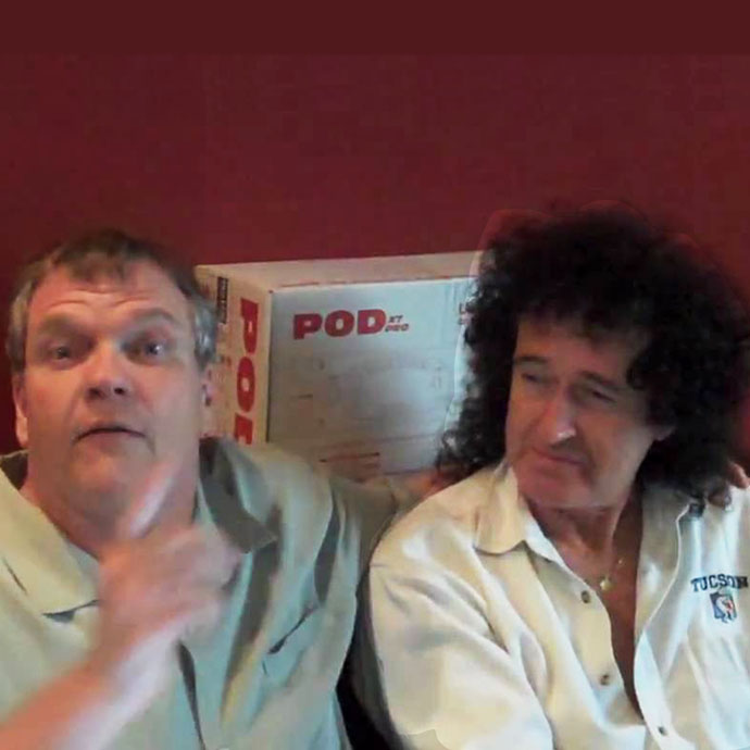 Meat Loaf and Brian May