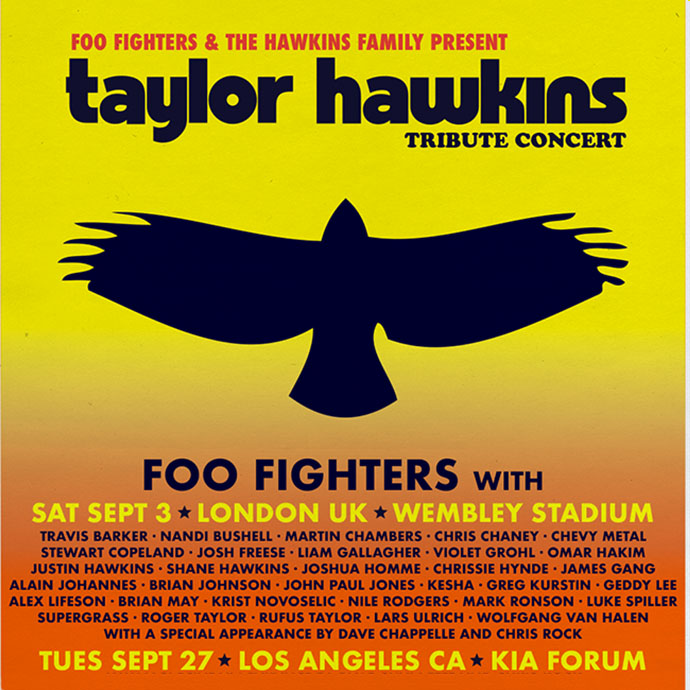 Taylor Hawkins Tribute concets poster - crop
