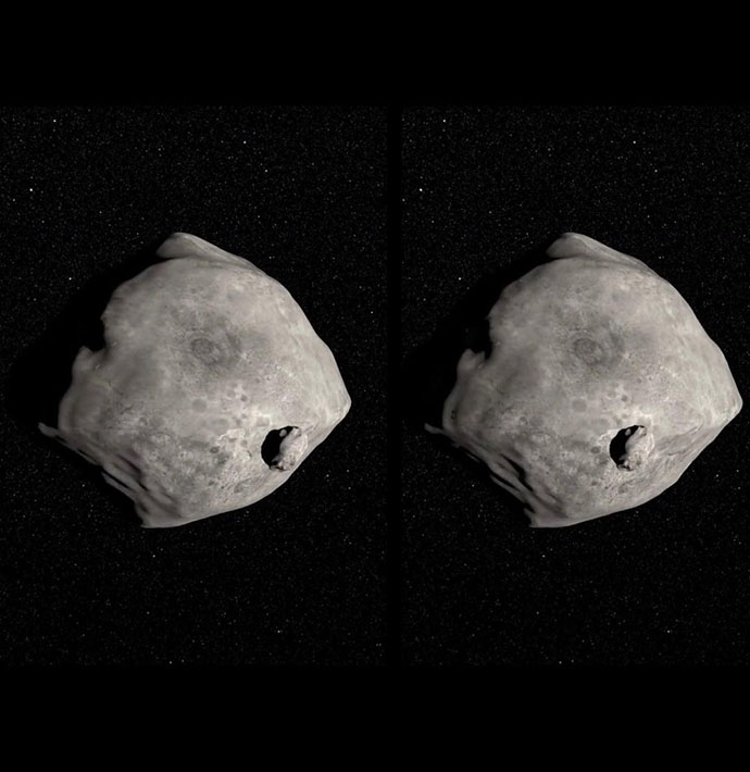 Asteroid stereo - oarallel