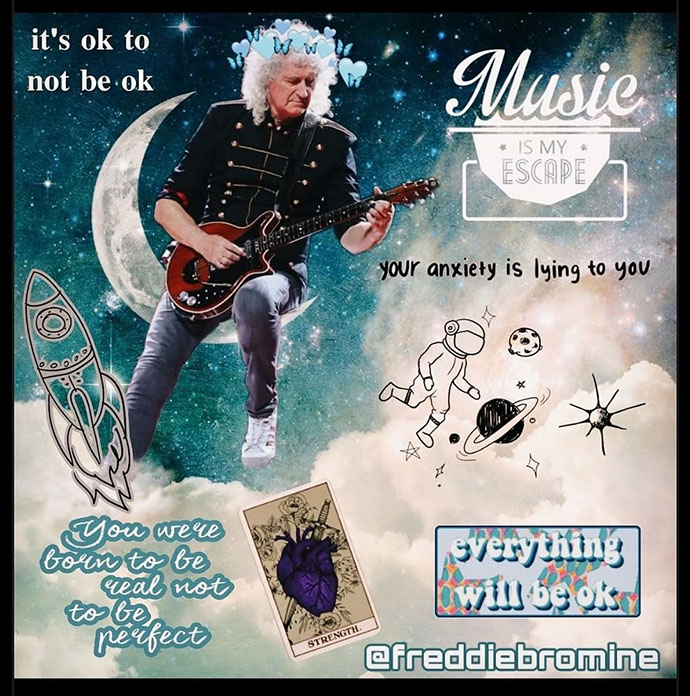 Music is my escape - by Freddie Bromine