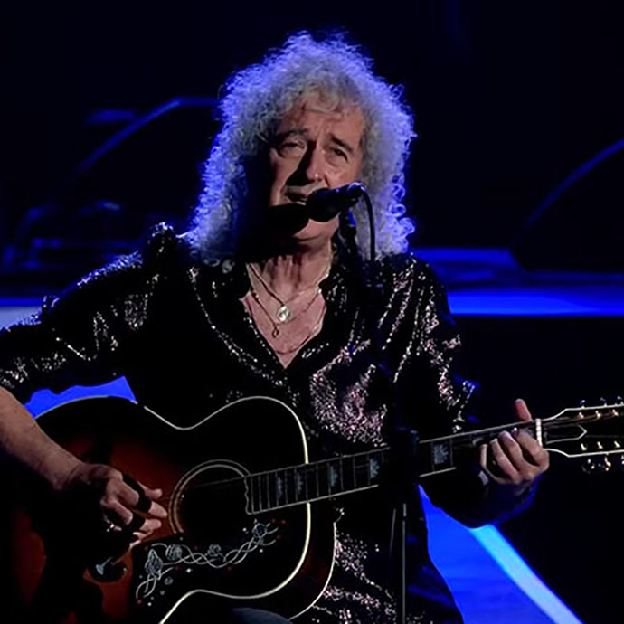 Brian May - Taylor Hawkins Tribute Concert - YouTube - crop