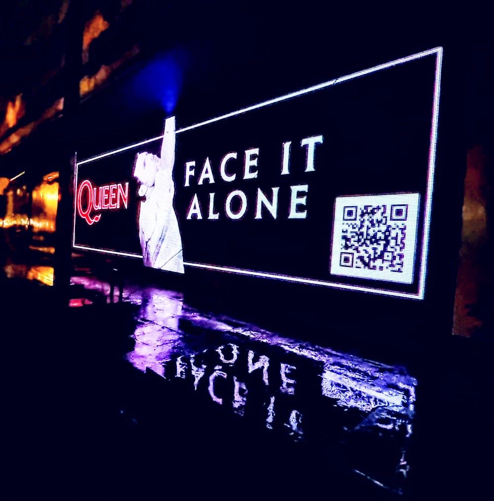 Face It Alone billboard - Worldwide