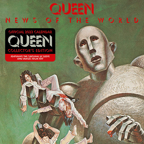 Queen Official News of the World Calendar 2023