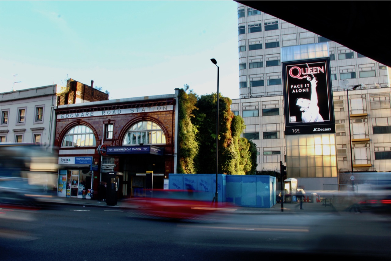 Face It Alone billboard - London