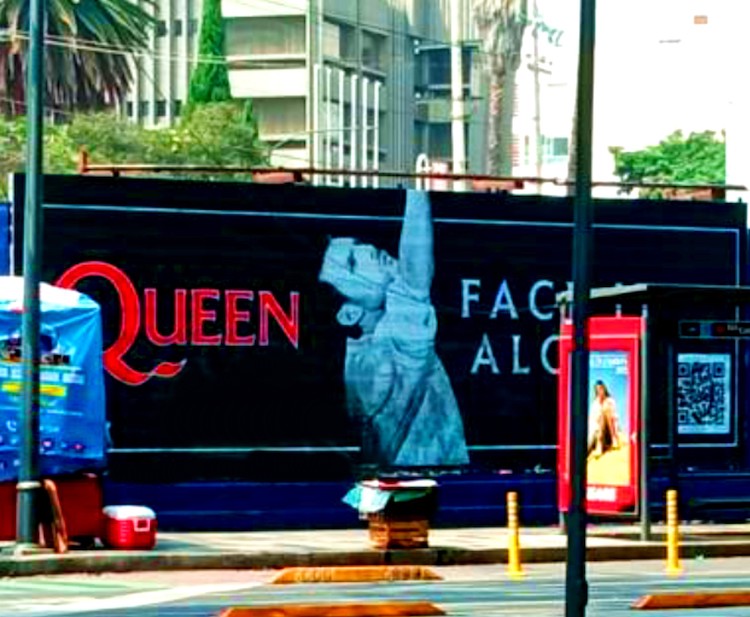 Face It Alone billboard - Madrid