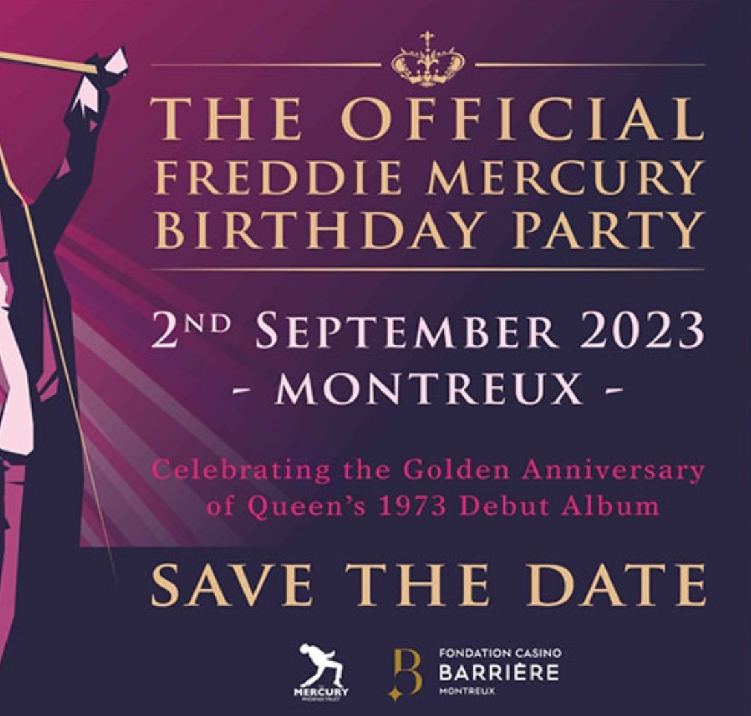 Freddie Mercury Birthday Party 2023 - Save the date