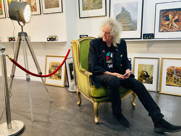 Brian May at the Proud Gallery