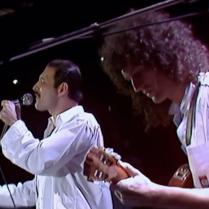 Freddie and Brian Is This The World We Created - Live Aid