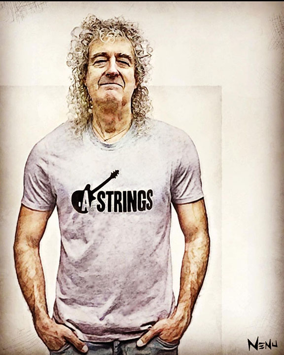 Brian in A Strings shirt