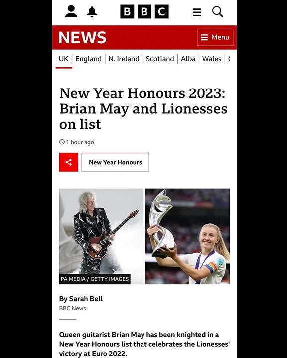 New Years Honours - BBC News
