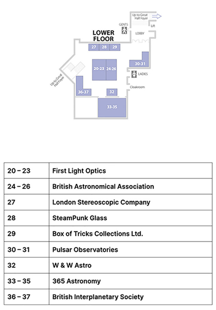 Exhibition Floor Plan for LSC