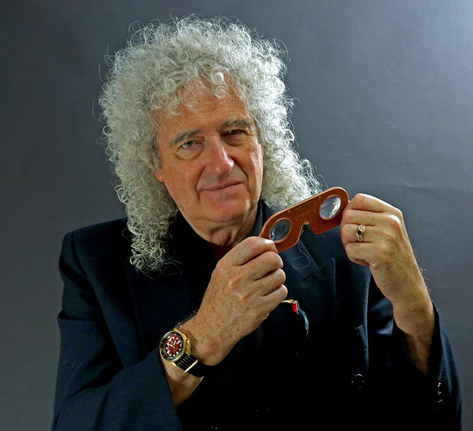 Brian May with Steampunk OWL