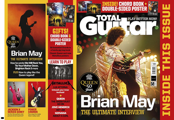 Brian May - Total Guitar wrap