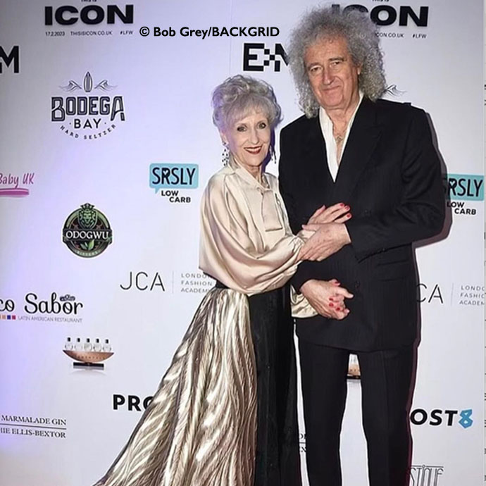 Anita and Brian ICON Awards Red Carpet 17 Feb 2023 © Bob Grey/BACKGRID