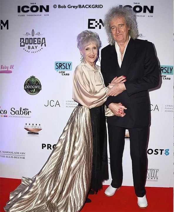 Anita and Brian ICON Awards Red Carpet 17 Feb 2023 © Bob Grey/BACKGRID
