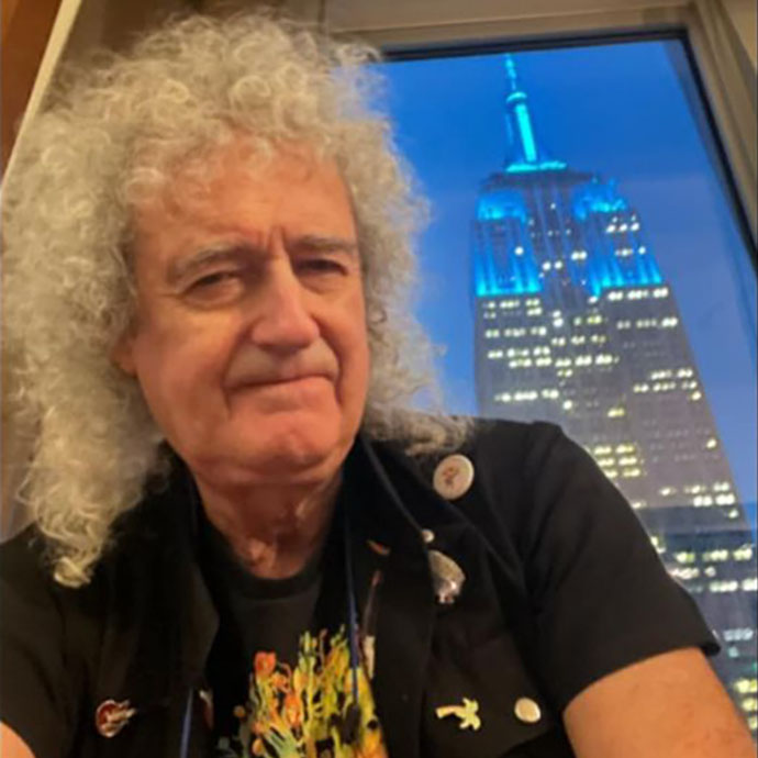 Brian May - Thankful to be again in the Big Apple