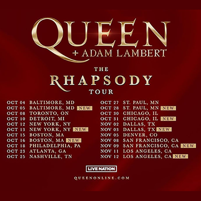Q+AL Rhapsody N America 7 Extra Dates