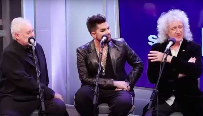 Queen + Adam Lambert - Press Launch - Sirius Radio