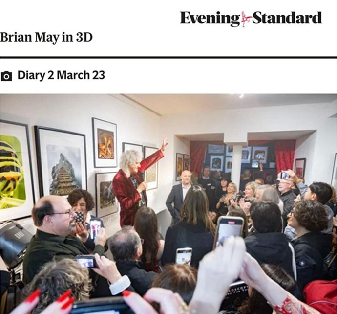 Evening Standard: Brian May In 3D