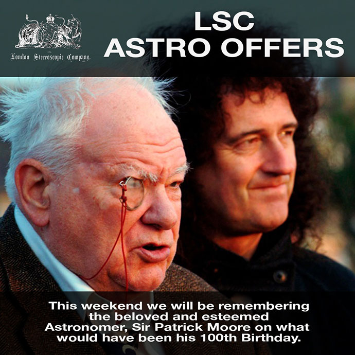 Astro Offers - for Patrick Moore's 100th birthday