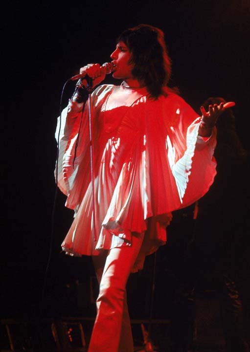 Freddie - stage wear. Photo: Courtesy EMI Photo Archive
