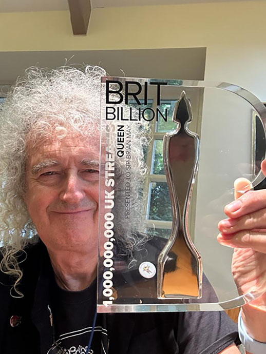 Brian May BRIT Award