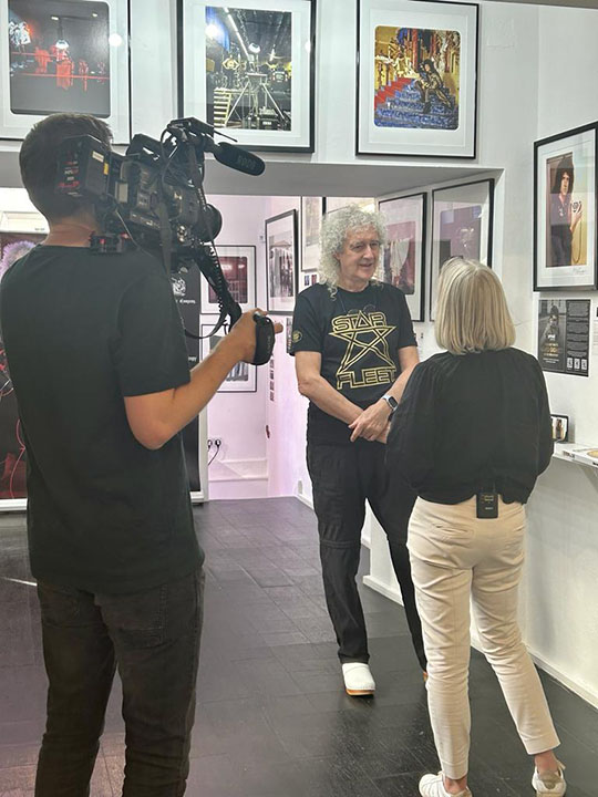Brian May tells ITV News about Queen Will Rock You 3-D Exhibition