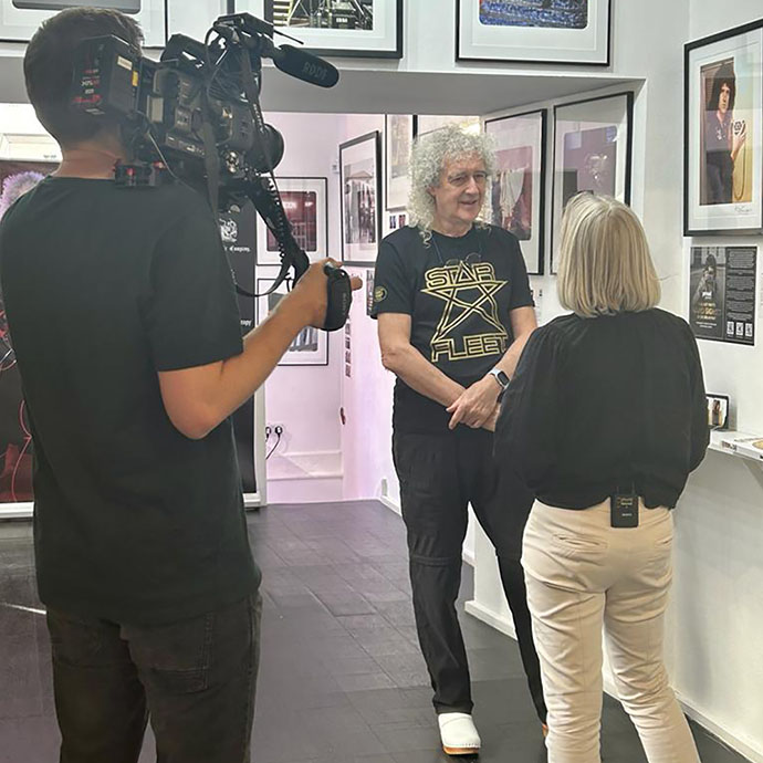 Brian May tells ITV News about Queen Will Rock You 3-D Exhibition
