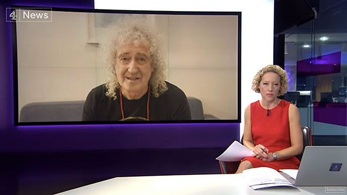 Brian May Channel 4 News Osiris-Rex Asteroid mission ends